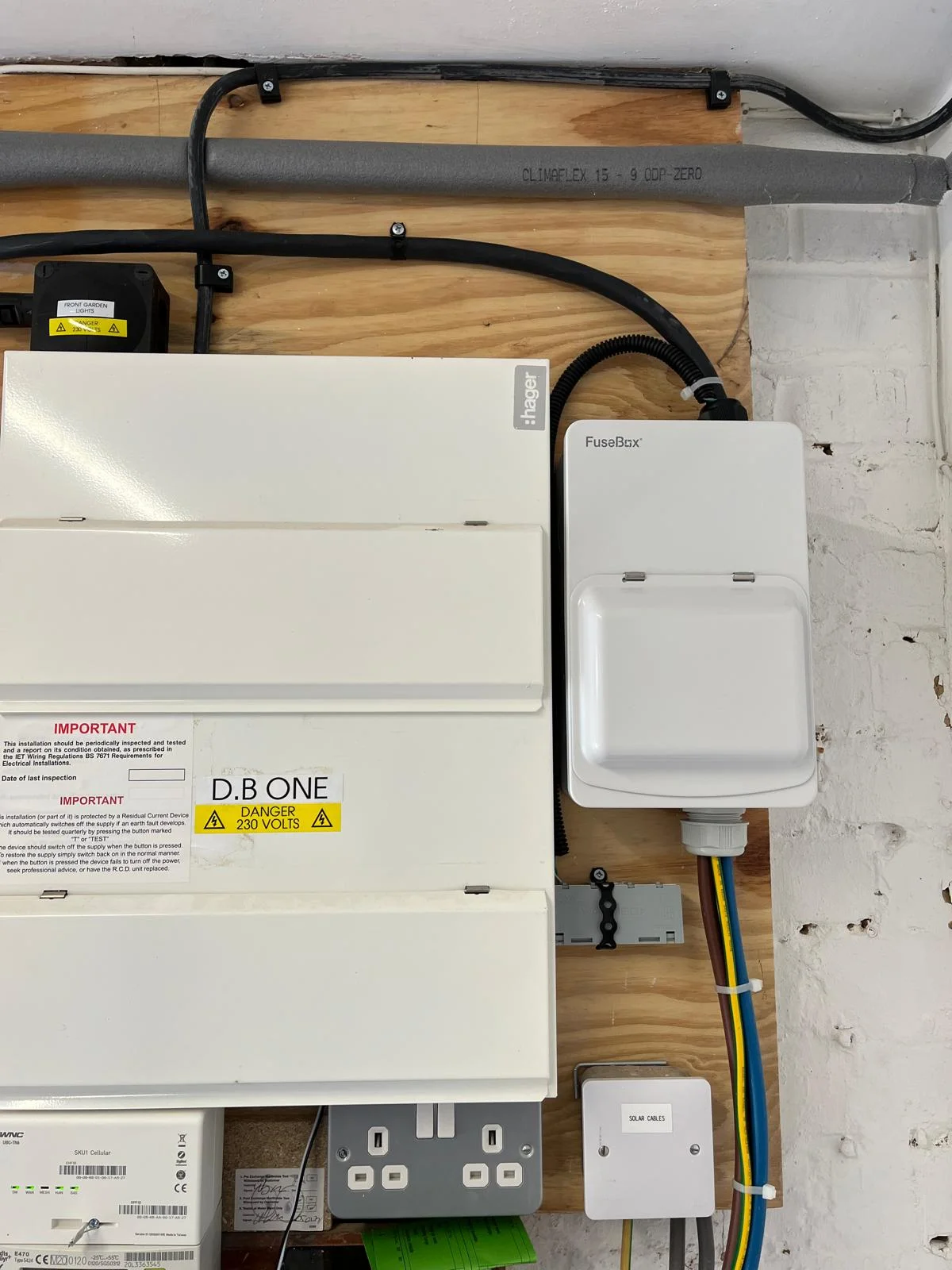 Consumer unit upgrade carried out by Bring It Ohm Electrical Services